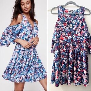 Rebecca Minkoff baby doll floral mini dress XXS